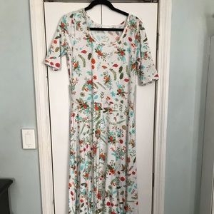 Vintage rare  Lularoe Ana large dress maxi